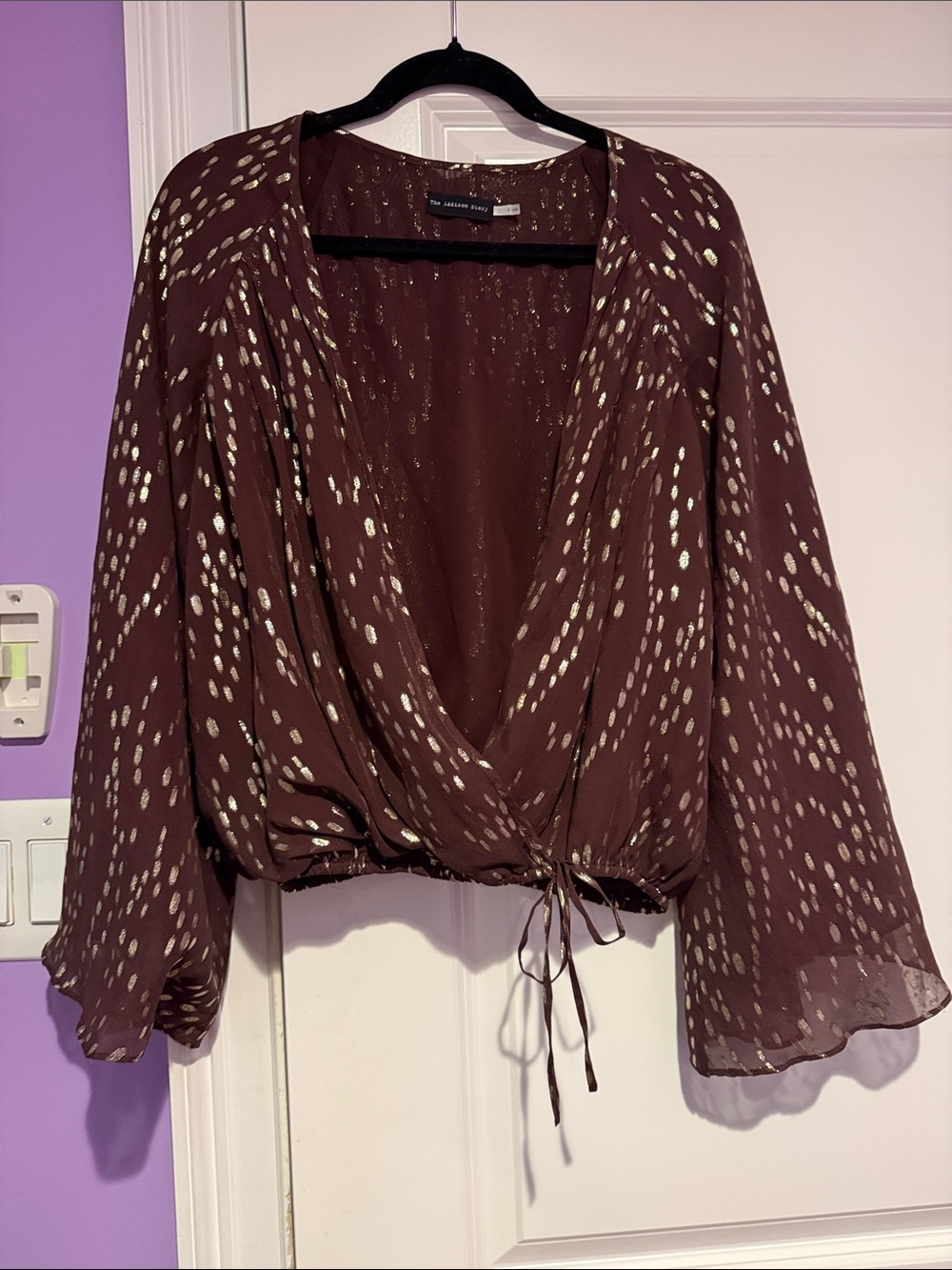 The Addison Story chiffon blouse